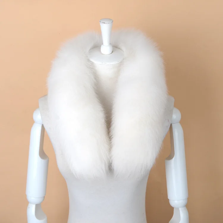 Tail fur scarf for men and women winter warm fur shawl manufacturers