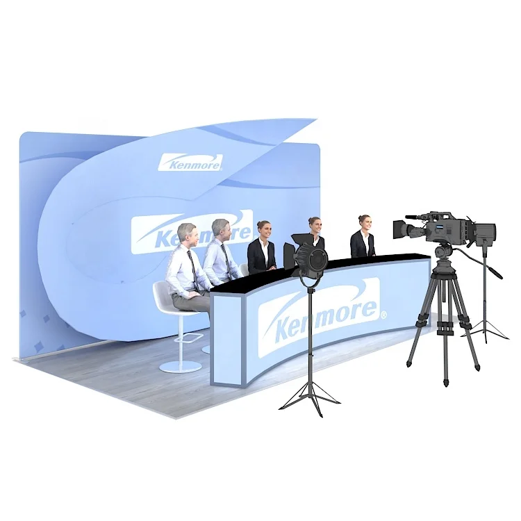Оборудование для торговой выставки, высококлассная портативная профессиональная подставка для фона из алюминиевого сплава для прямой трансляции, 1 комплект