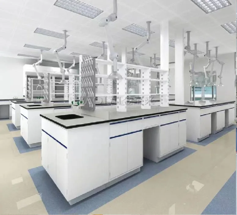 Wholesale High School Corrosion Resistant Steel And Wood Lab Table With Drawer Cabinet