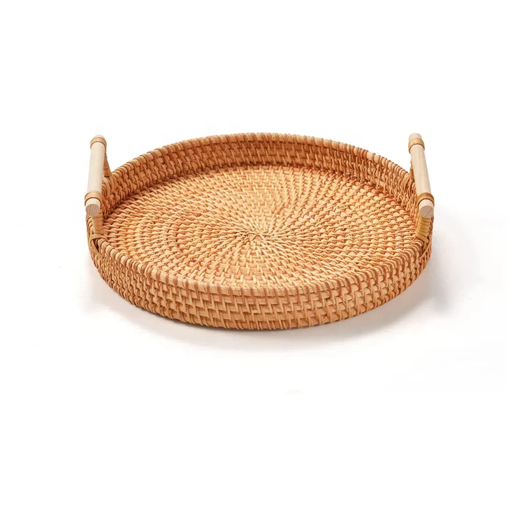 Aesthetic Design Sense Bamboo Basket Set for The Kitchen