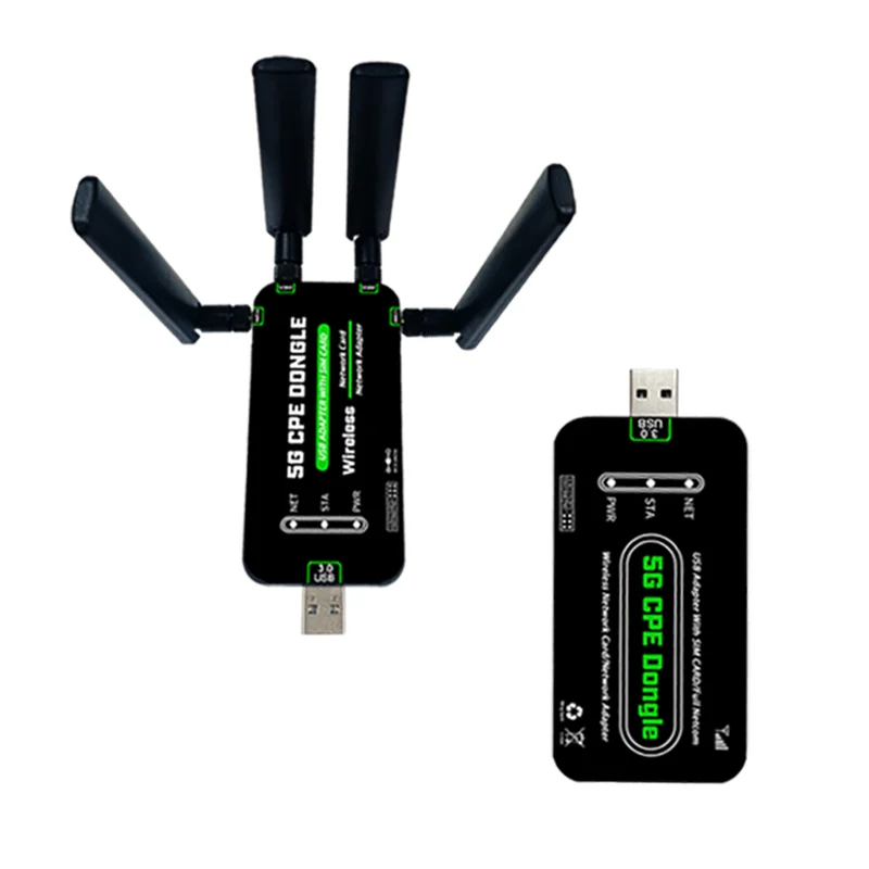 5g modem usb dongle with sim card external antenna portable dongle 5g cpe