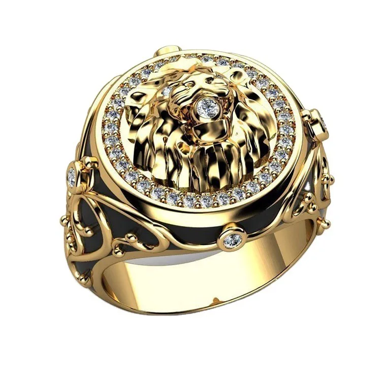 KDC1566 wholesale fashion latest lucky women men lion finger rings