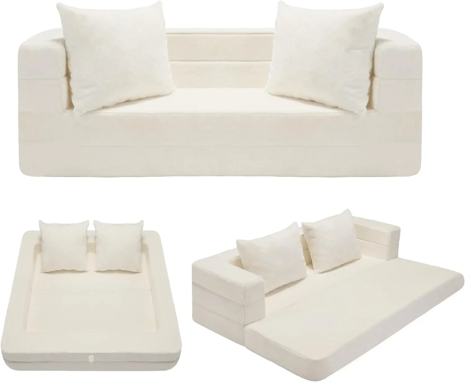 Normal Portable Outdoor Floor Travel Folding Foldable Tri-fold Foam Mattress Bean bag Japan Futon Sofa Bed For Guest or Nap