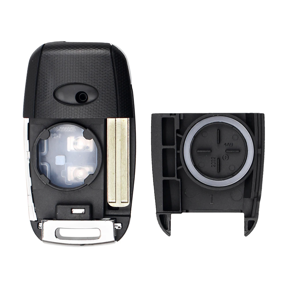 KEYYOU Replacement Flip Folding Remote Key Case Shell For KIA K2 K3 K5 Carens Cerato Forte Key Car Entry