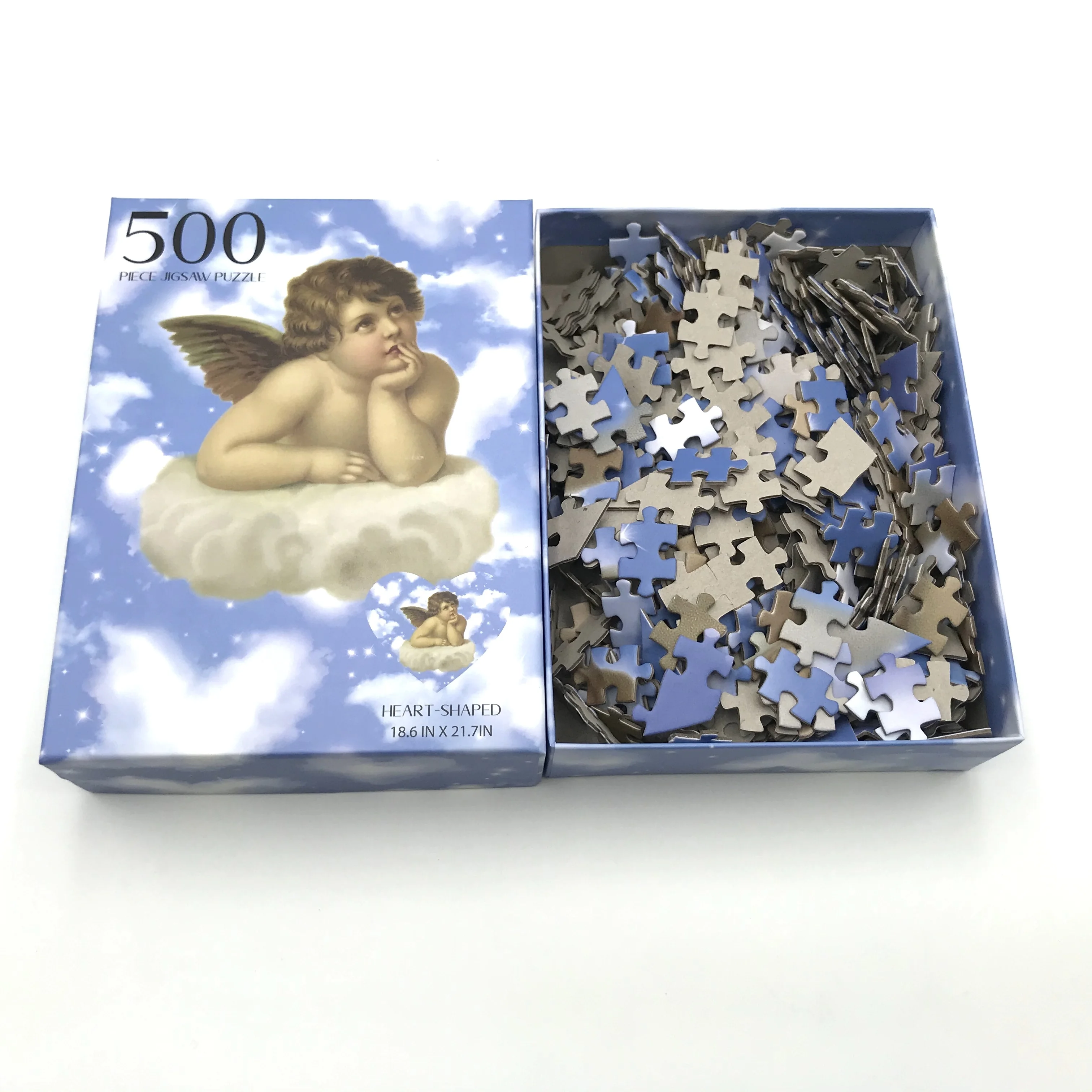 Customize design child paper jigsaw puzzle 50 pieces,100pieces,500 pieces,1000 pieces adult paper puzzle game