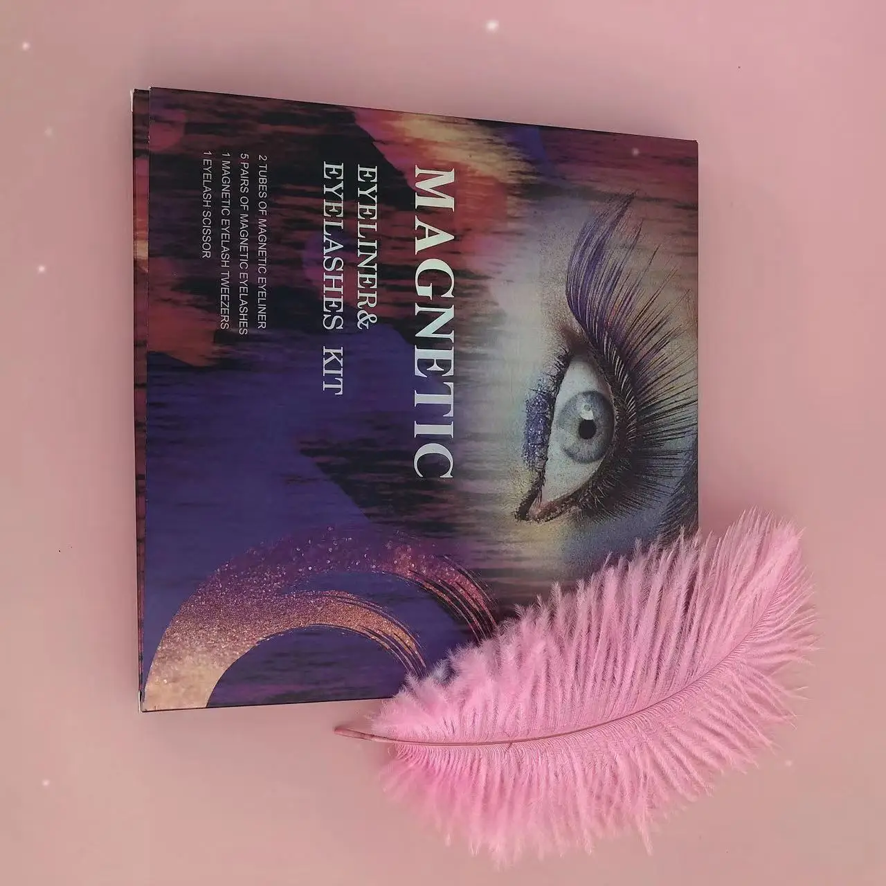 High Quality 3 Pairs 5 Pairs Magnetic False Eyelashes Magnetic Eyelashes No Glue No Eyeliner Magnetic Eyelashes