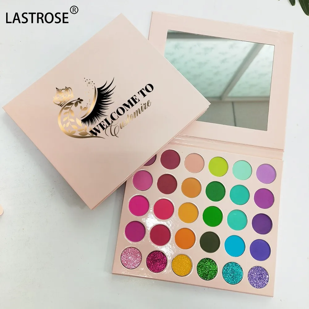 Wholesale 18-Holes Eyeshadow Palette  Colors Private Label and print your Logo Includes Eyelash Primer Makeup Products