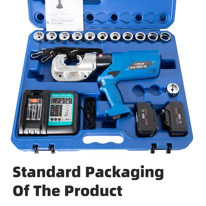 EW-5215 Durable Rechargeable Electro-Hydraulic Cable Lug Terminal Crimper Terminal Crimping machine