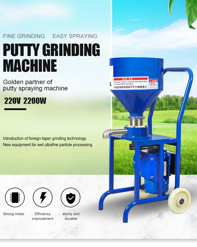YG Electric Putty grinder putty grinding miller machine