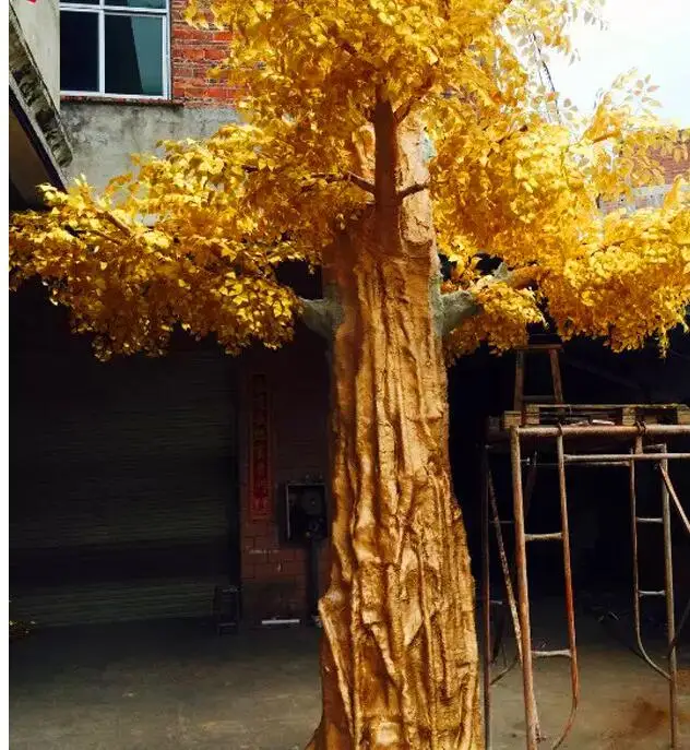 Artificial orange maple tree big tree