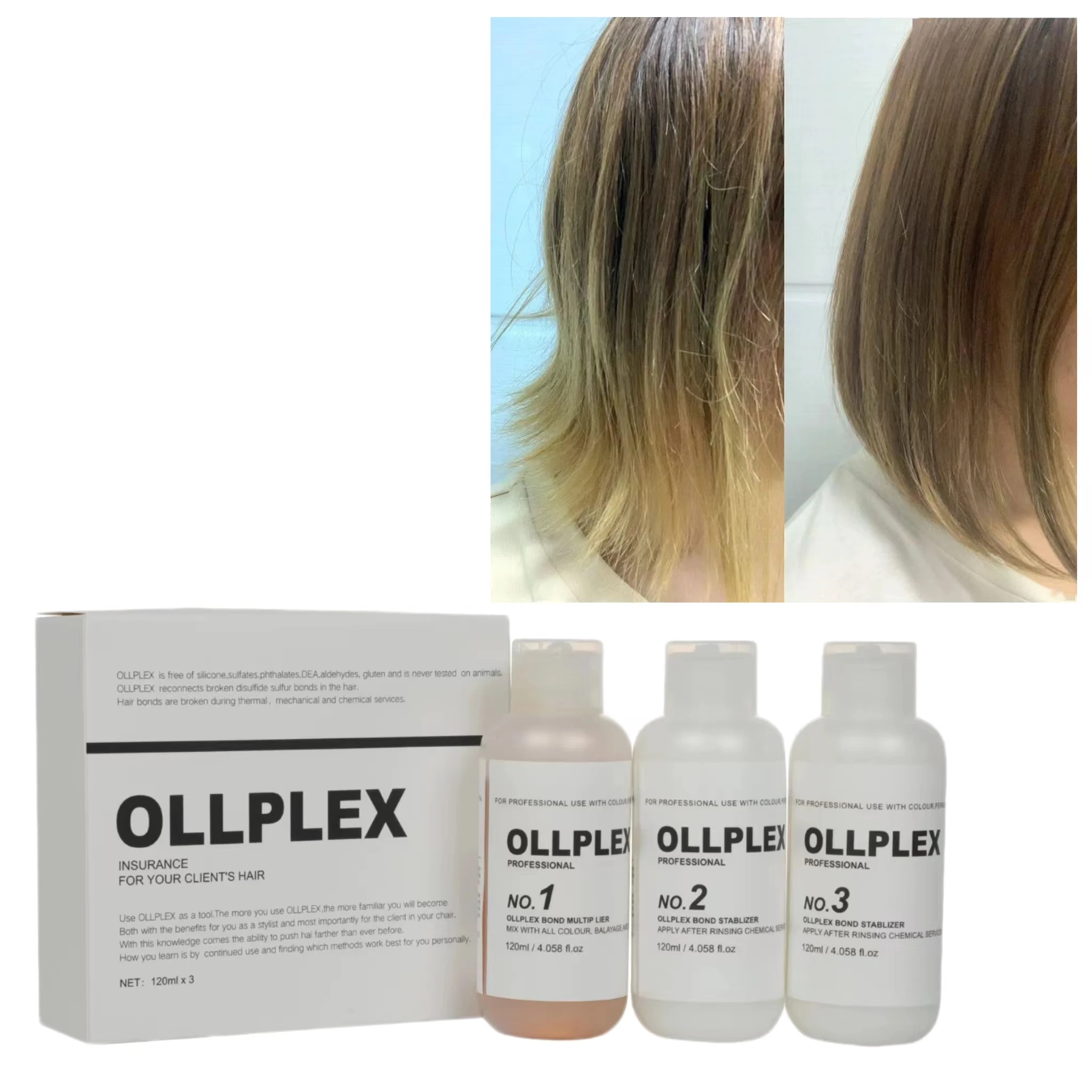 Professional Protect Reconstructor ollplex Nourish Fluffy Refreshing Deep Repairing Hair Bond N1 N2 Silky Hair Treatment