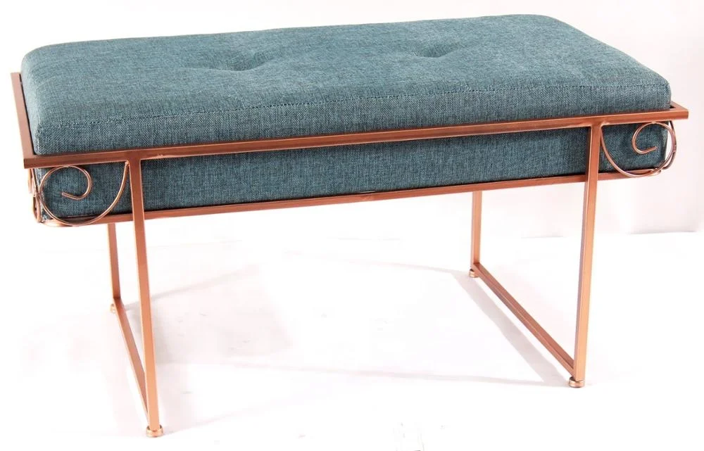 
Wholesale New Style Velvet Surface Living Room and Bed Room Restaurant Modern Bar Round Stool Ottoman 