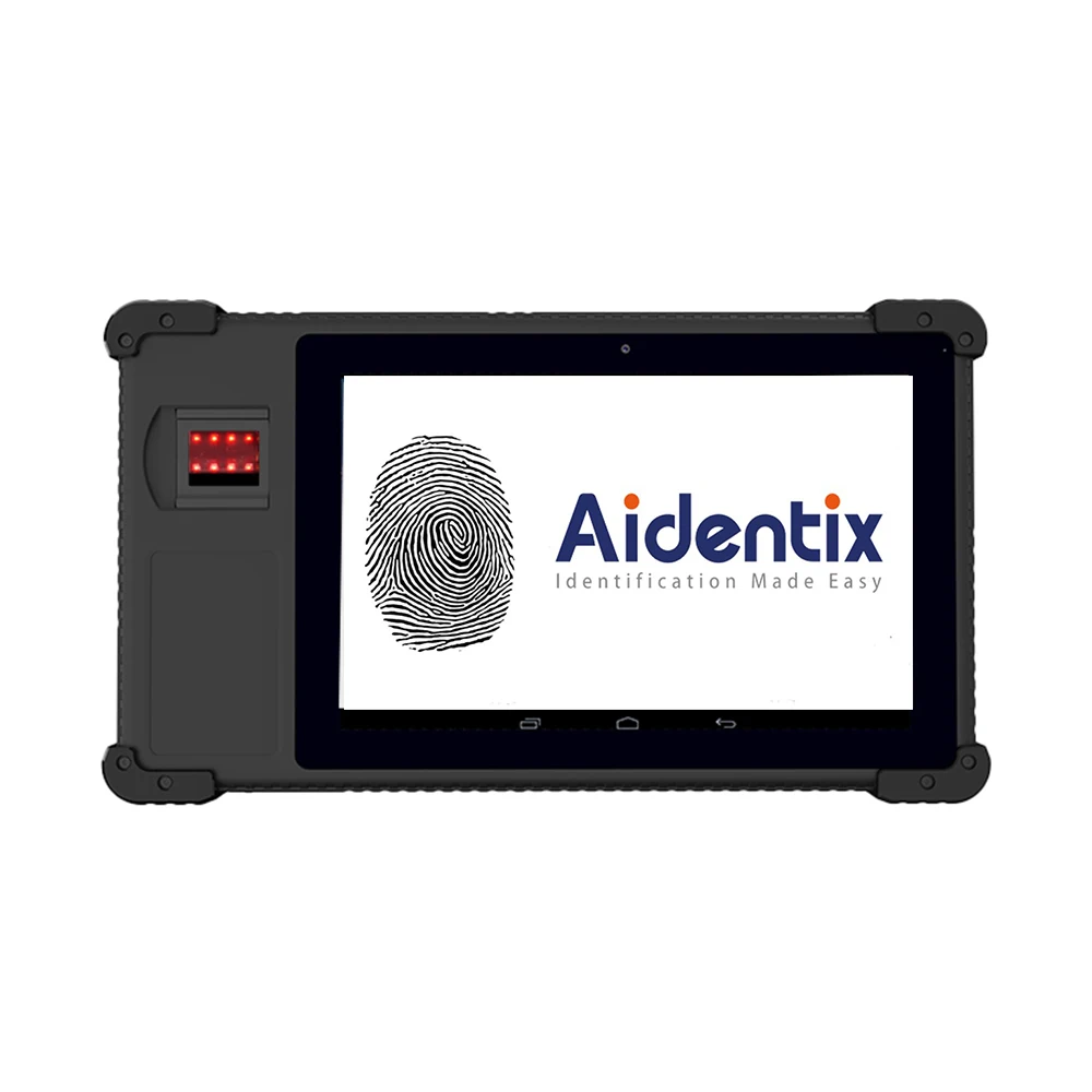 desktop wall mount anti-theft security kiosk stand holder enclosure for Biometric Tablet Live Finger Detection E-KYC