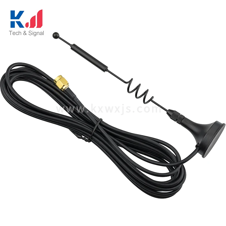 Высокий коэффициент усиления 2.4G / 5G / 5.8G двухдиапазонная антенна Wi-Fi маршрутизатор NIC маленькая антенна на присоске