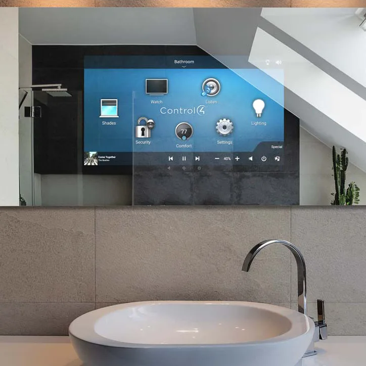 bathroom led smart mirror android smart mirror tv magic smart mirror