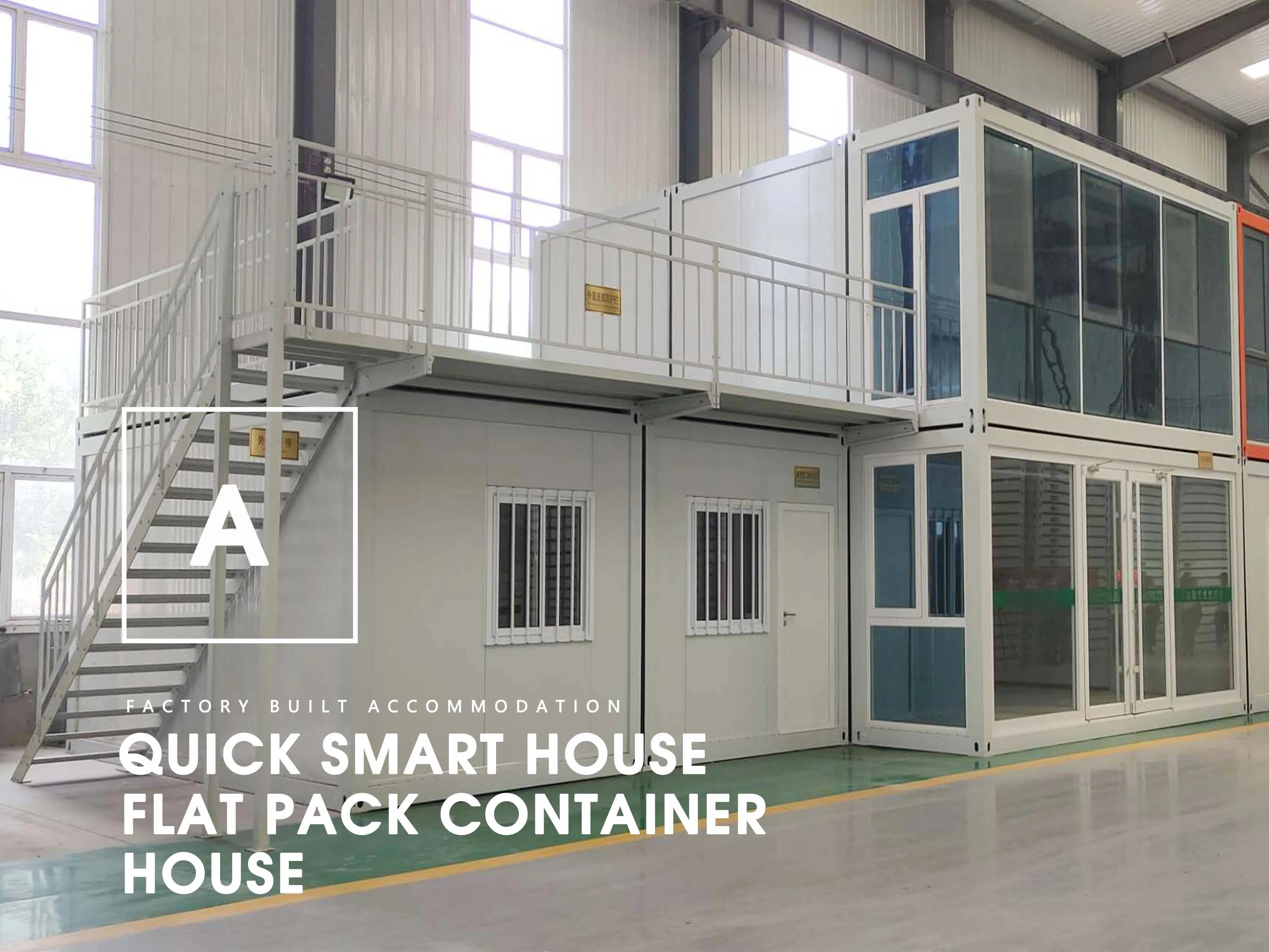Factory Prices Fully Assembled Modular Double Bedroom Prefab House Sale Custom Customized PVC Box Wall  Container House