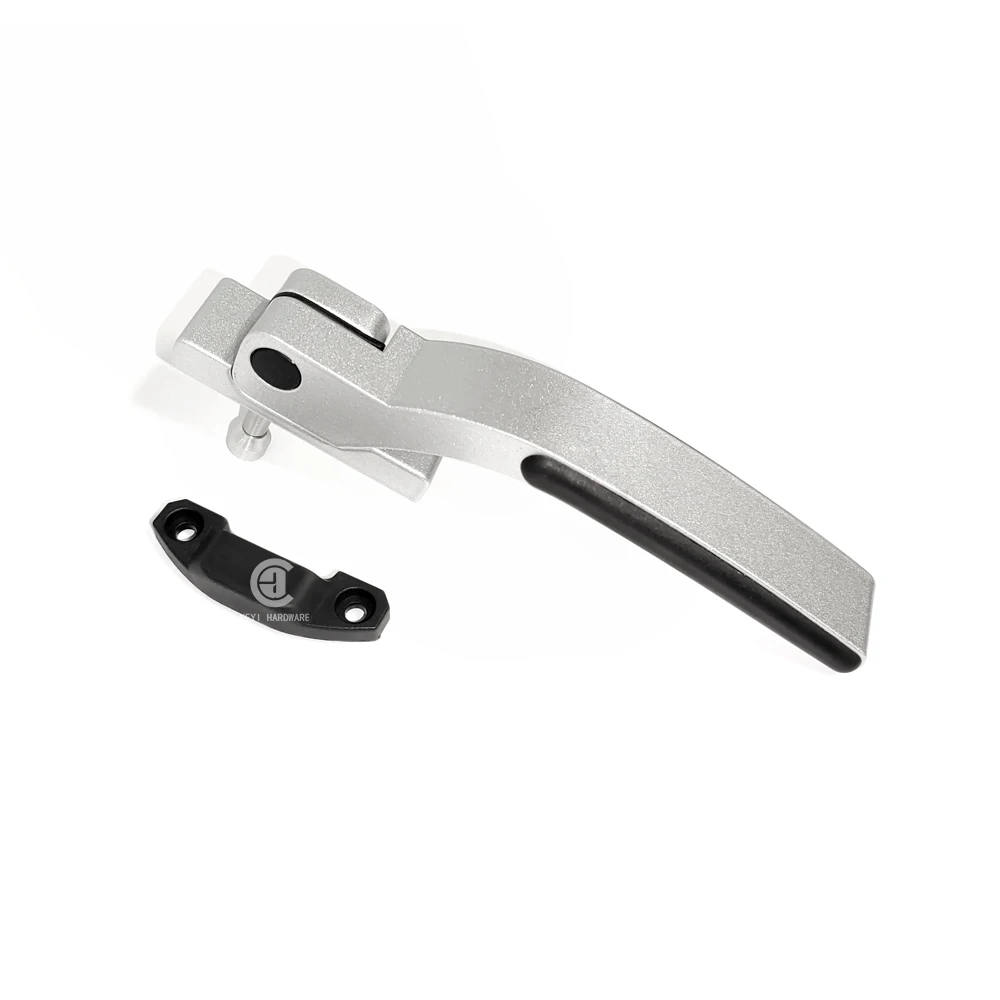 Zinc Alloy Manija de ventana Casement Single Point Aluminium Door Window Lock Handle for pvc Aluminum Widow
