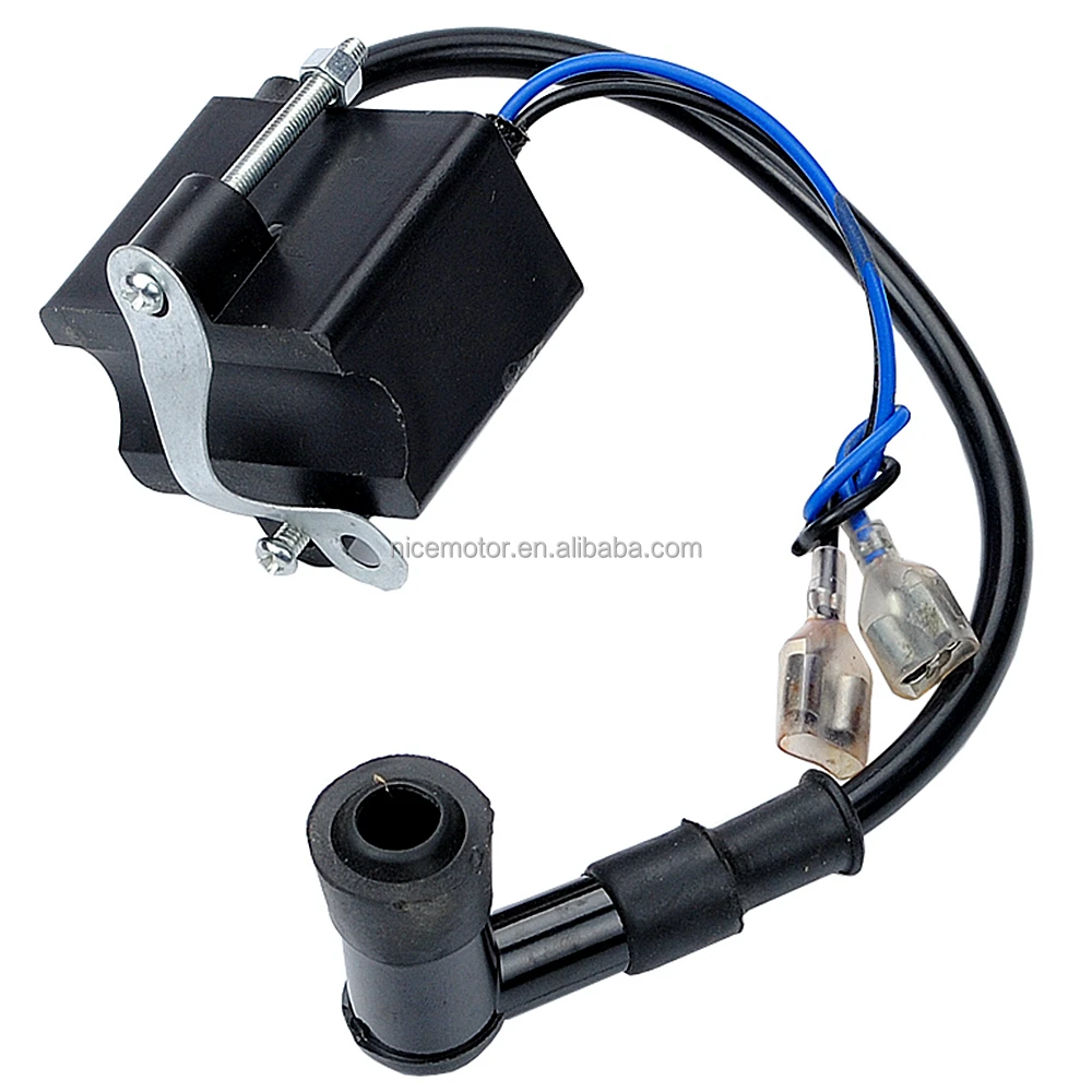Refitting bicycle engine CDI Ignition Coil 49cc 50cc 60cc 66cc 70cc 80cc 2-Stroke mini