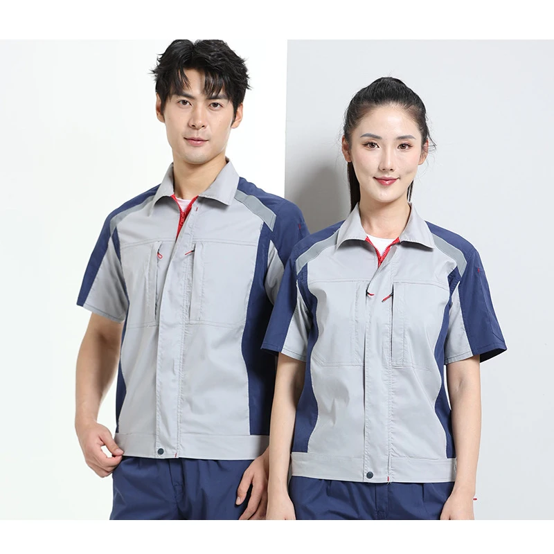 Summer Working Clothes With Shirts&Pants Cotton Custom Workwear Uniform Work Uniform