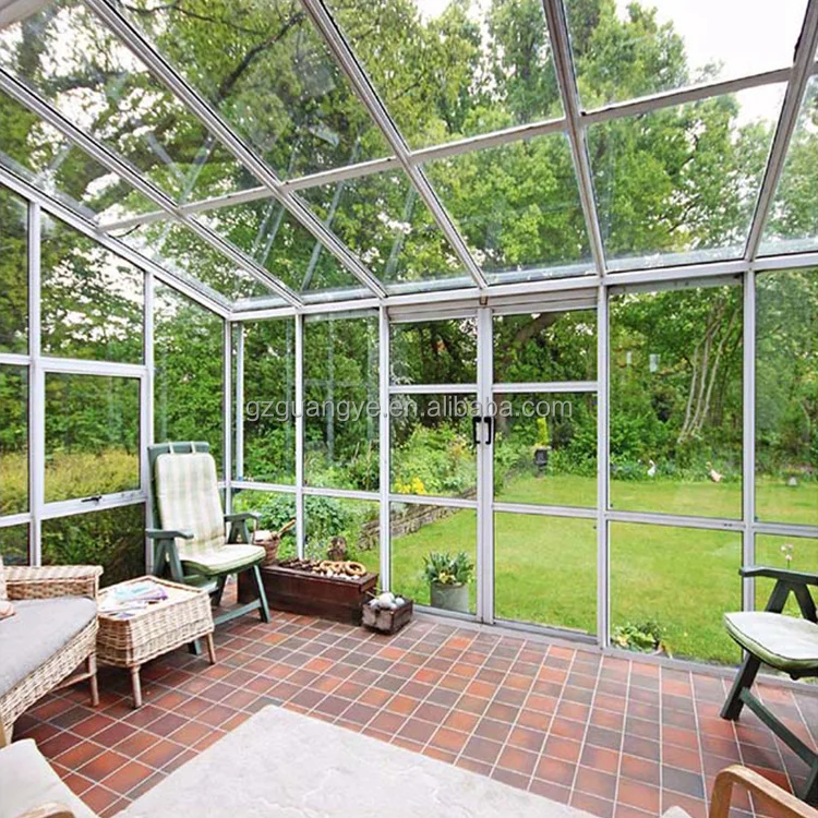 Victorian Green House  Glass Swimming Pool Out House Photovoltaic Glasshouse Sunroom