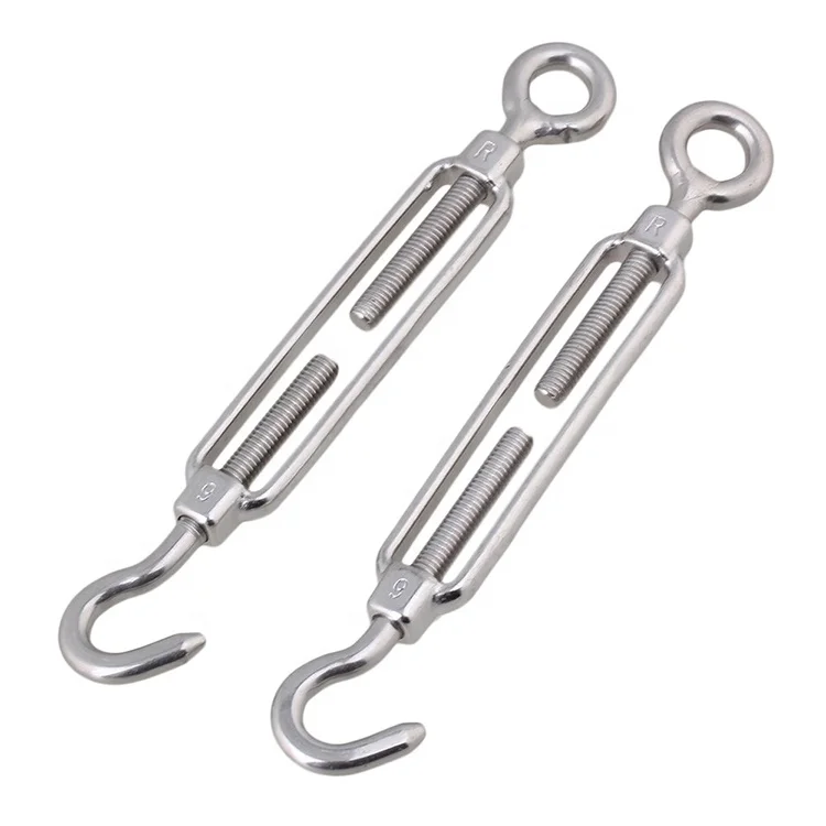 High Quality Rigging JIS Frame Type SS304/SS316 Stainless Steel Marine Turnbuckle with Eye Hook End