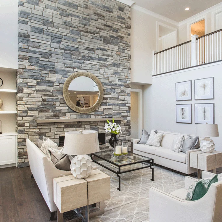 factory price polyurethane artificial wall stone 3d silicone mold wall panel rubber