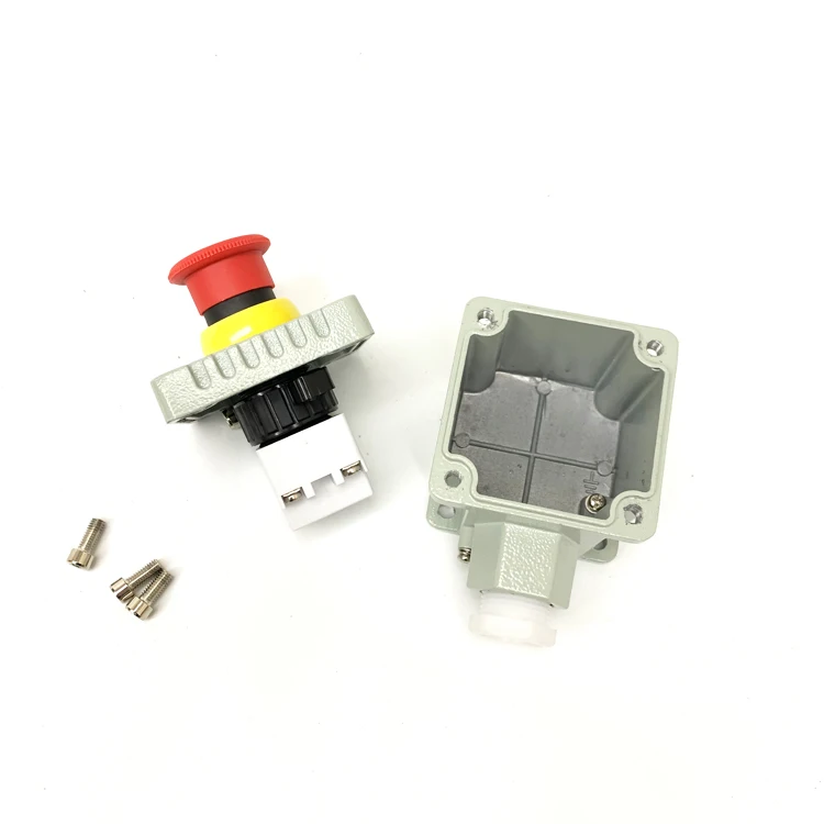 one position explosion-proof mushroom emergency stop push button switch