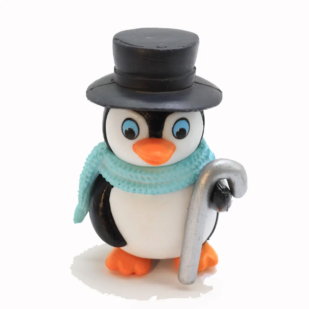 Новая новинка мини-кукла-Пингвин украшение 4 шт./компл. милый пингвин сказочные садовые украшения Милая миниатюрная фигурка зимнего пингвина