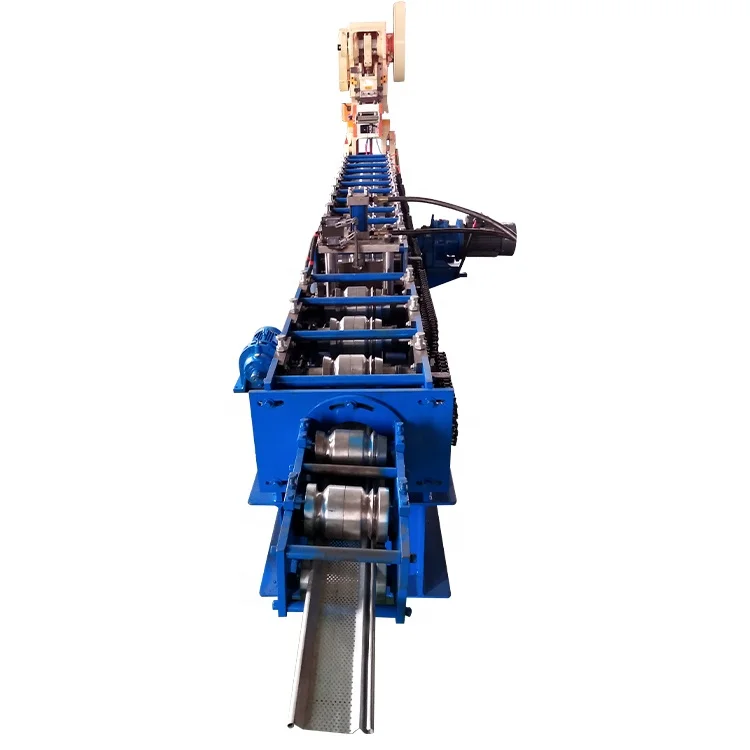 China Manufacturer Steel Perforated Roller Shutter Door Metal Cold Roll Forming Machine