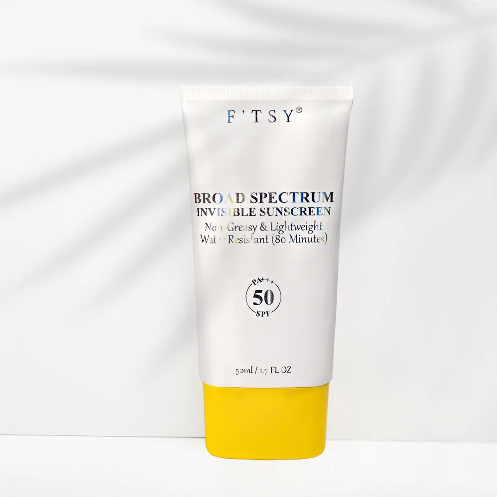 Hot Selling Soothing Hydrating Protect UVA UVB Sunscreen SPF 50 Gel Transparent