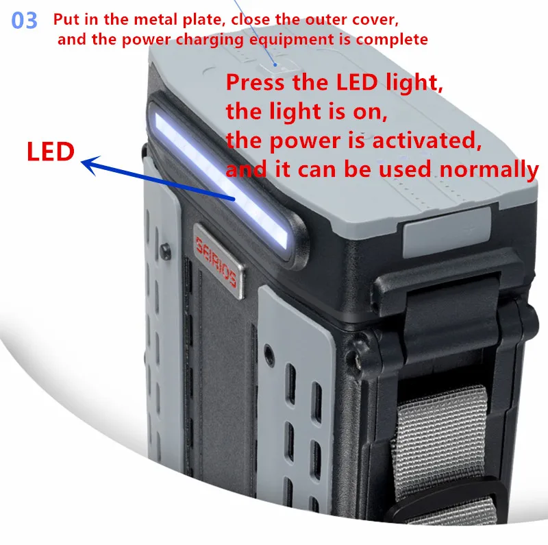 Portable power generation plus water power generation outdoor power bank non-lithium battery environmental protection new energy