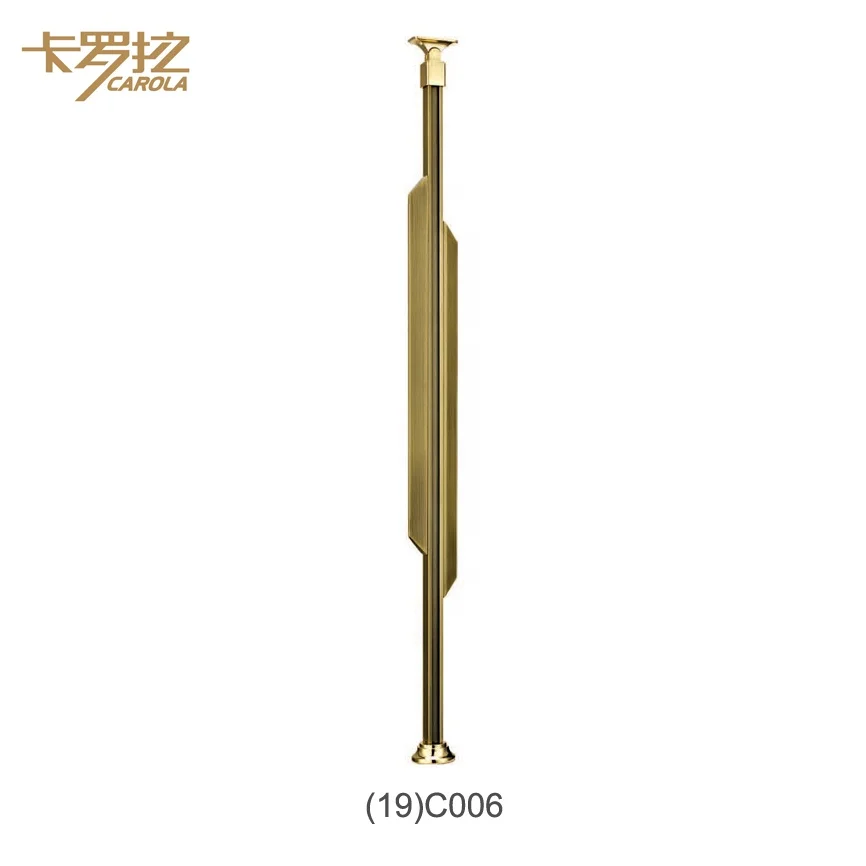 Modern Minimalist Floor Mounted Luxury House Decorative Stair Handrail And Balustrade Design