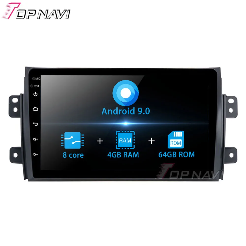 For SUZUKI SX4 2006-2012 Android 9.0 Auto Radio Video DVD Player GPS Navigator 9 Inch IPS Screen DSP Multimedia Player 4G 64G