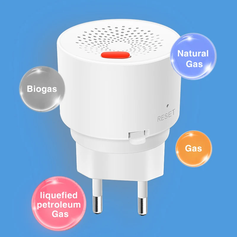 APP Real-time Monitoring Smart Home Kitchen Safety Sound Alarm Gas Leakage Detector Tuya Zigbee Natural Gas Sensor