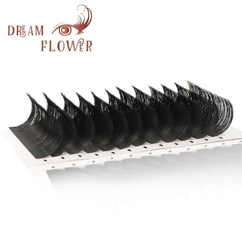 Russian Silk Mink Volume Fan Lashes Curl Individual Extention Eyelashes Extension Bulk Mega Volume Fast Fanning
