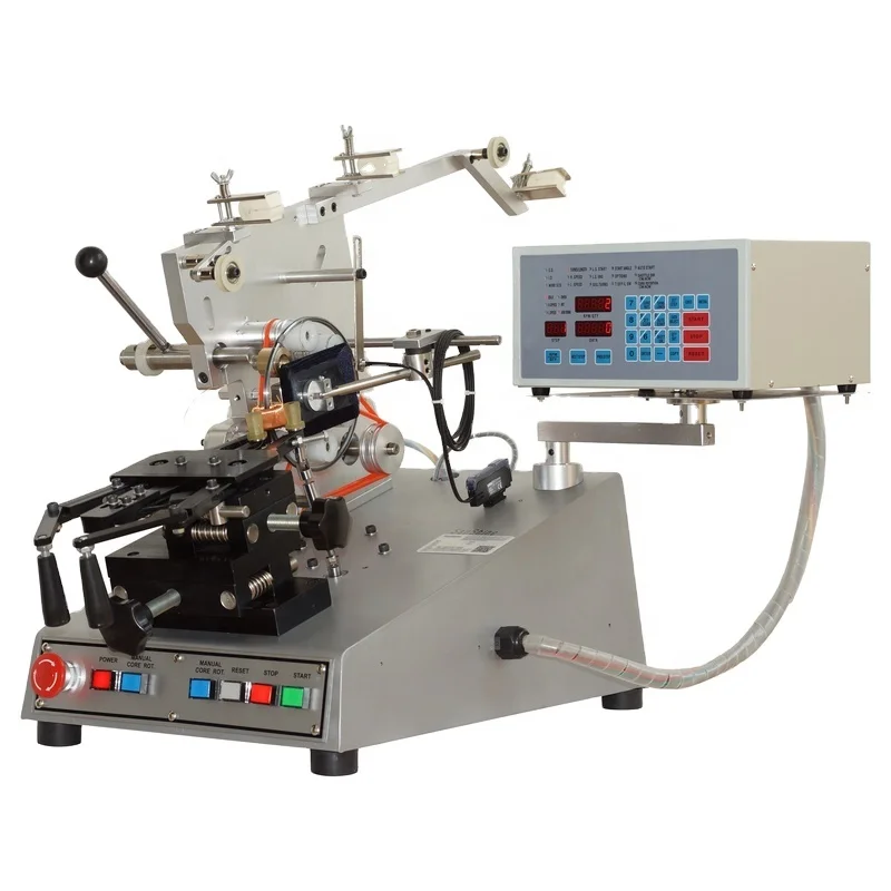 Toroid zero phase current transformer winding machine