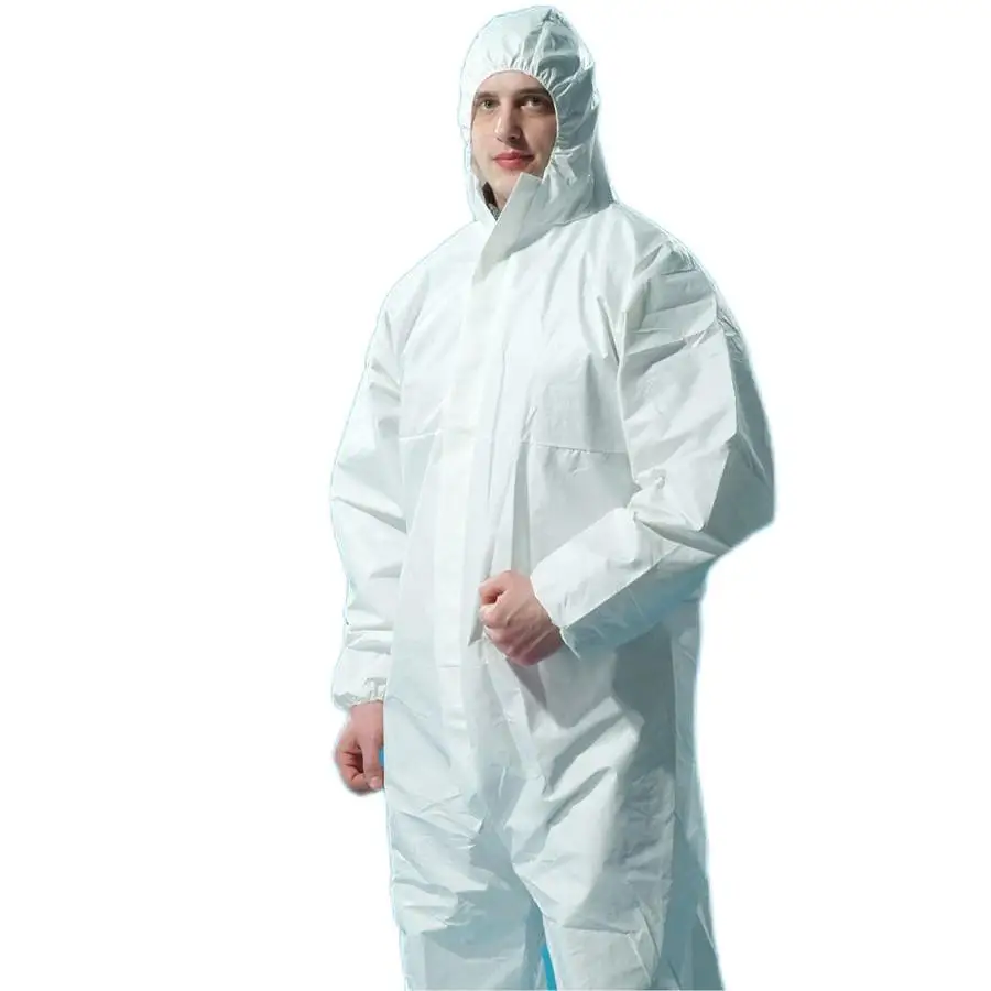 TYPE 5/6 55gsm and 65gsm SF Coverall Waterproof Disposable Protective Coveralls