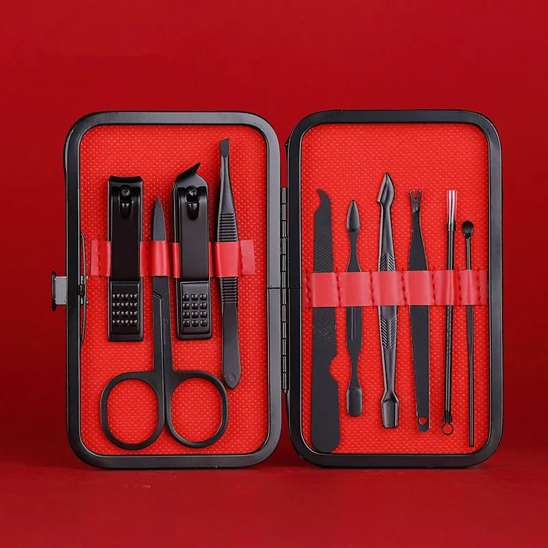 Professional Nail Cutter Pedicure Scissors Set Stainless Steel Eagle Hook Portable Manicure Nail Clipper Tool Set