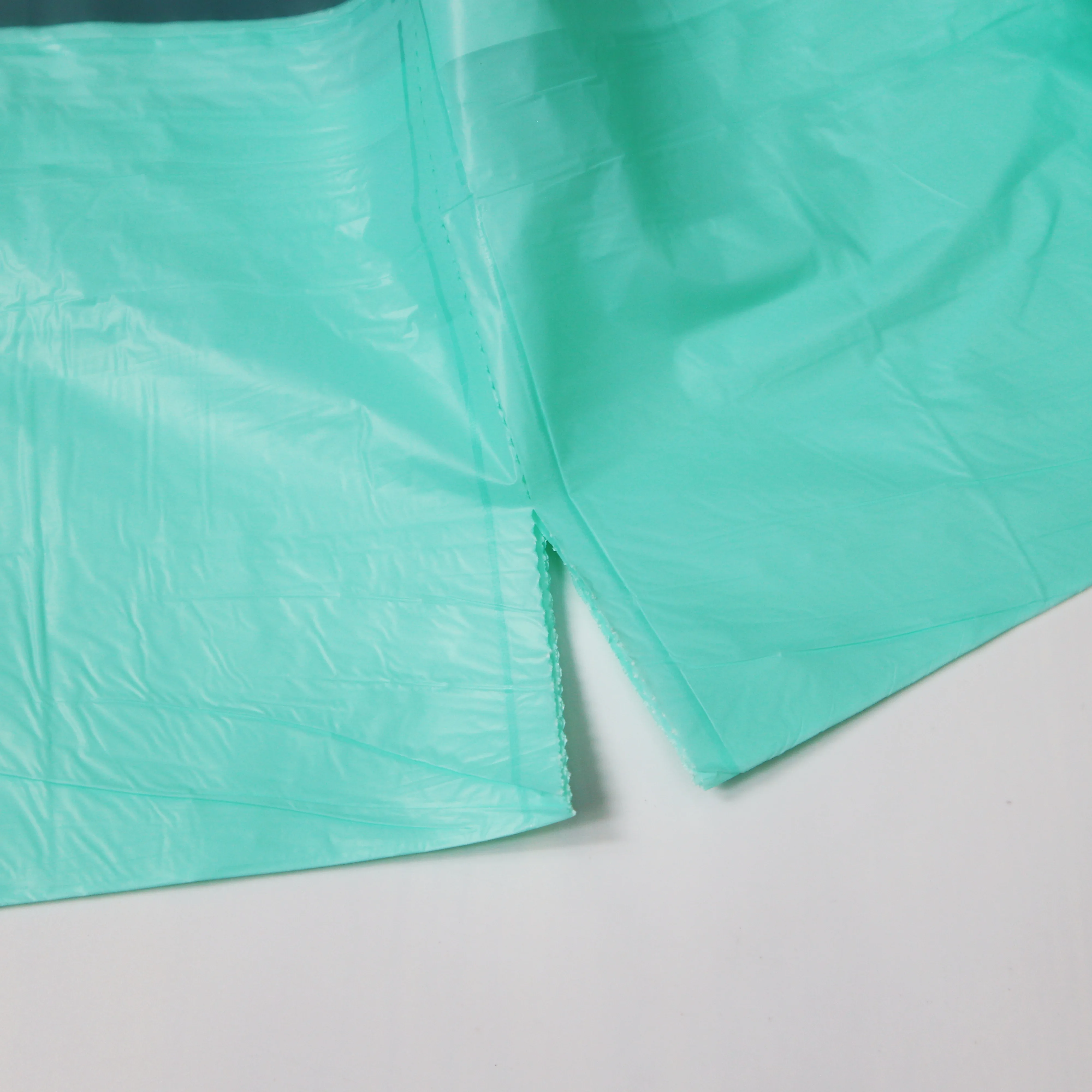 Factory Customization Strong cornstarch PLA compostable bin bags Household Trash Garbage Bags With Drawstring