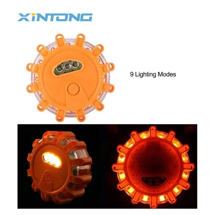 
Waterproof Car Emergenty Help Flash Emergency Road Flares Signal Red Warning Led Traffic Lights 