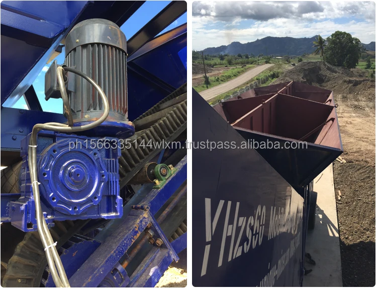 engineering & construction machinery Small mini ready HZS35 mobile concrete batching plant on sale