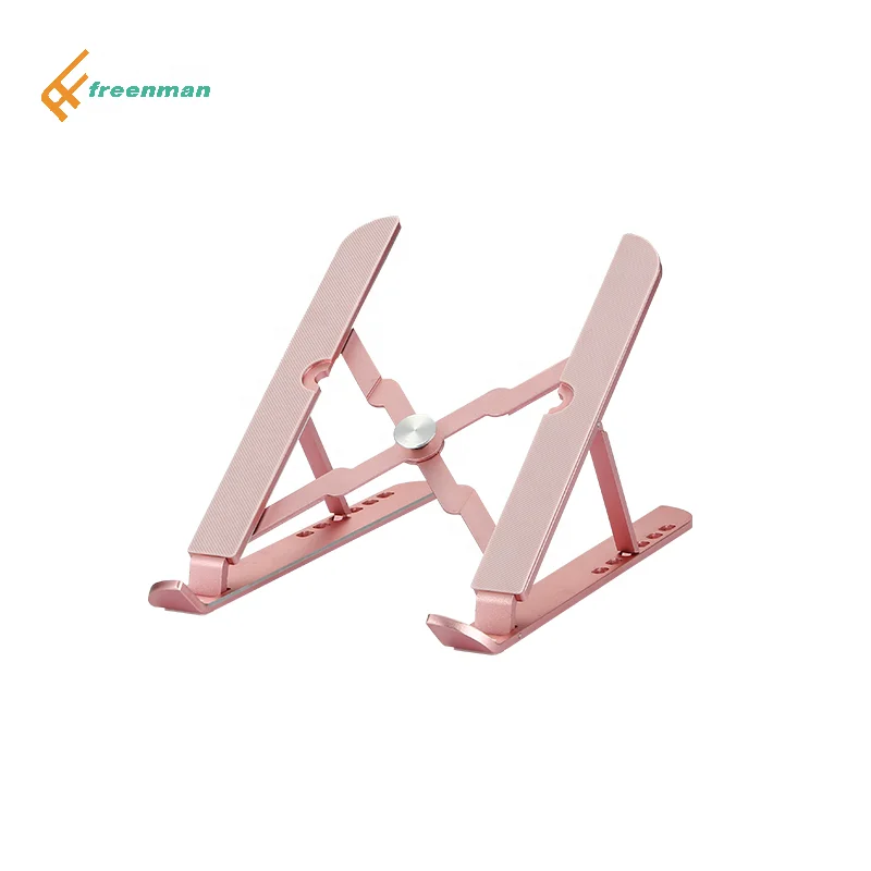 2024 hot New Aviation Aluminum Alloy Table Desk Laptop Tablet Stand Portable Holder Within 17 Inch Laptop
