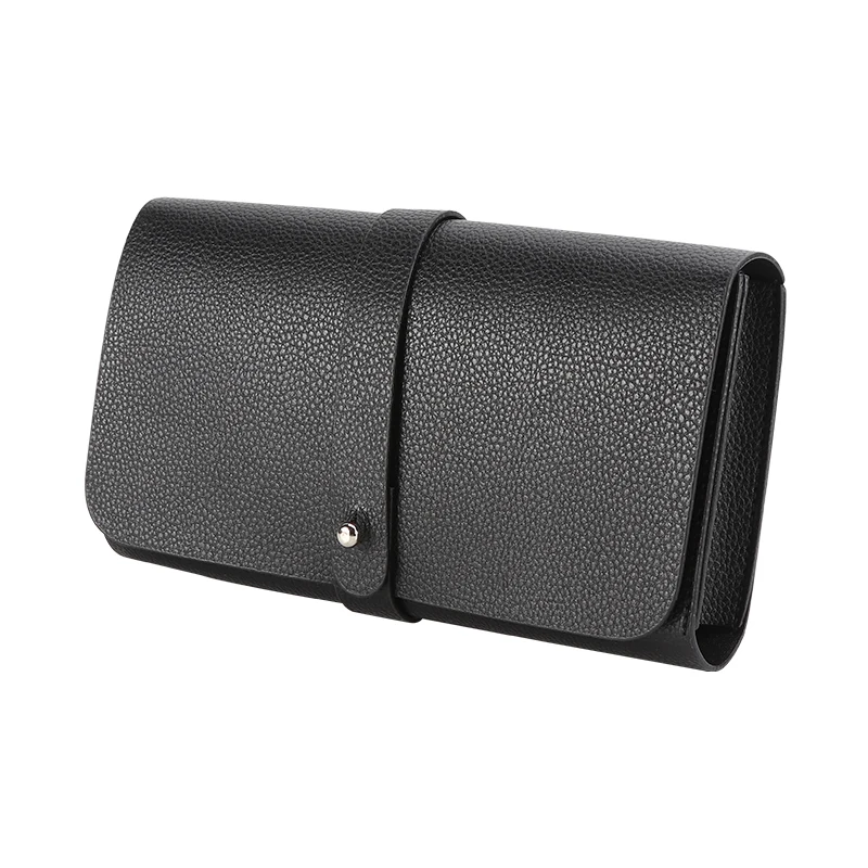 New Design Cowhide Smoking Accessories Tobacco Pipe Bag Tobacco Tools Portable Luxury Leather Pipe Bag