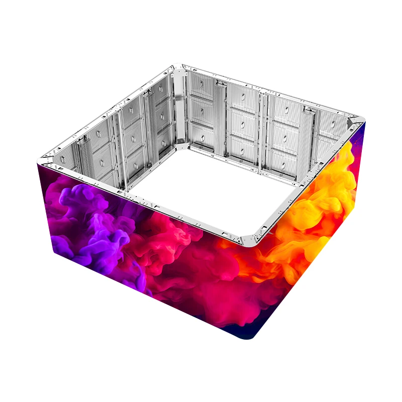 High Quality Outdoor Giant 3D Led Video Advertising Panel P4 P5 P6 P8 P10 HD Naked-Eye 3D LED Display Screen With Corner Design