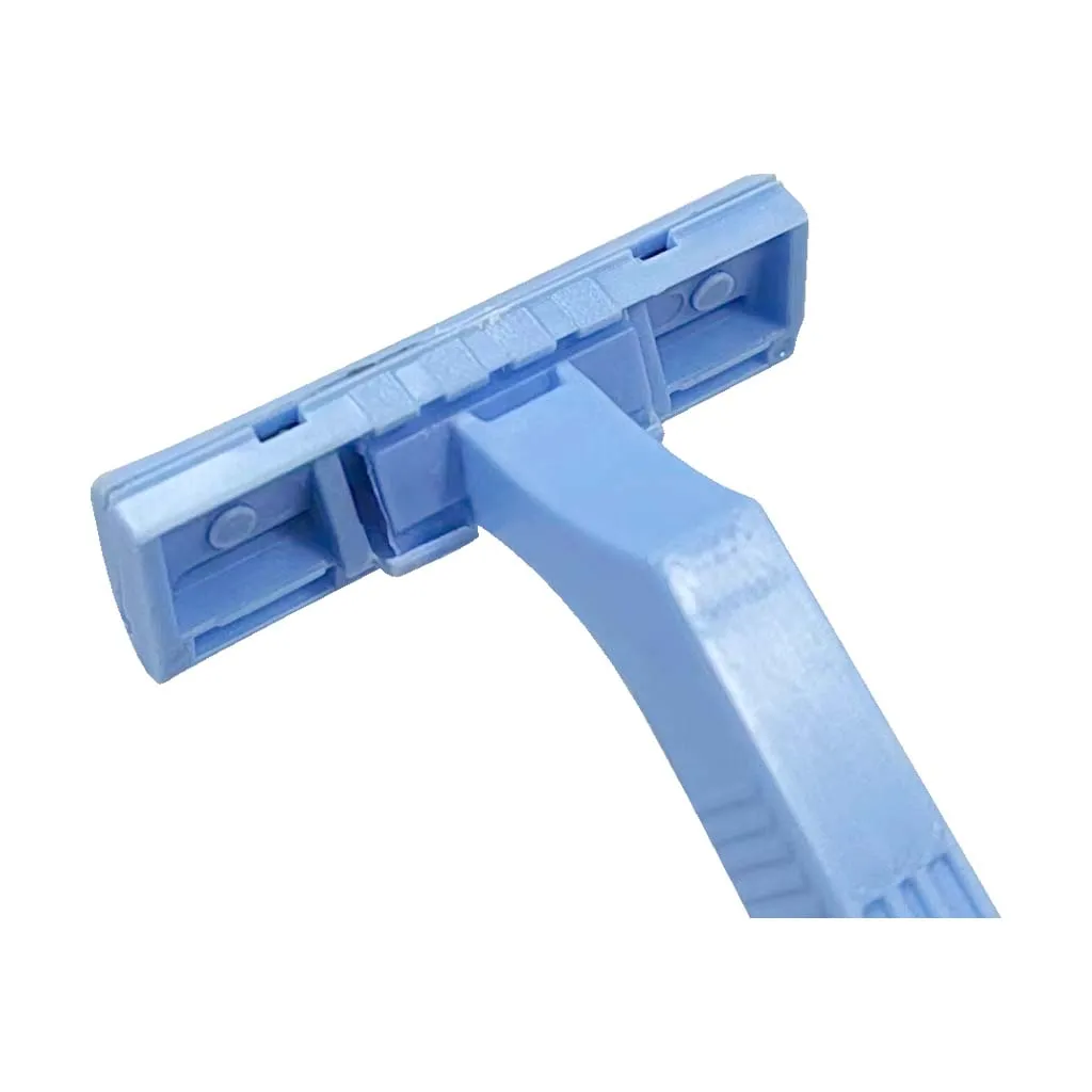 Twin blade stainless steel shaving razor for man