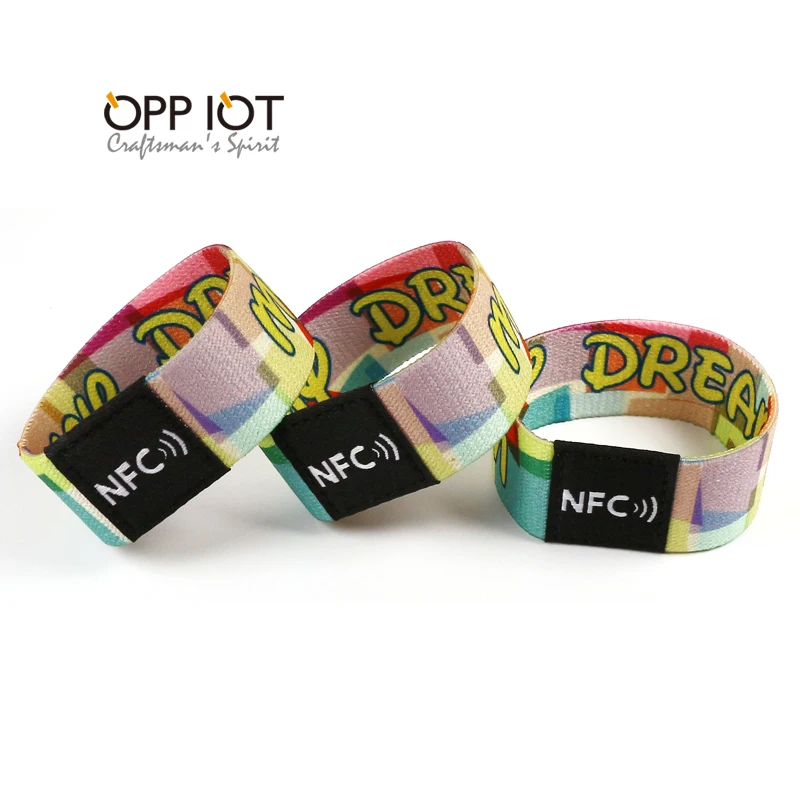 NFC Bracelet Custom Cloth NFC Bracelet Payment Wristband RFID