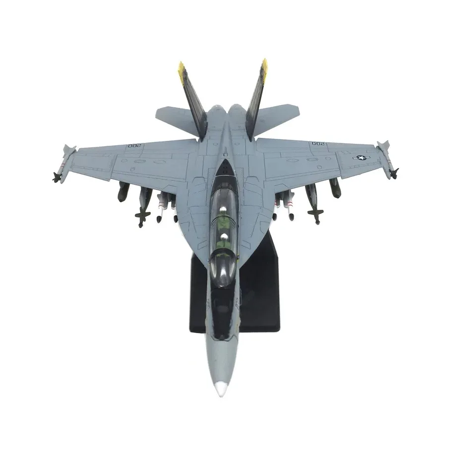 1/100 Scale US F-18B Strike Fighter Simulation Alloy Aircraft Model for Gift