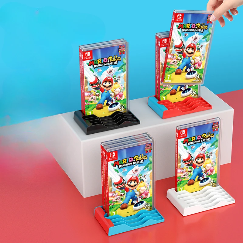 New trend nin tendo switch cassette case organizer display rack suitable for creative accessories game box storage rack