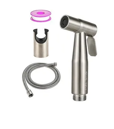 Bidet Faucet Shower Sanitary Ware Muslim Stainless Steel Hand Bidet Buy Home Jet Bidet Sprayer For Toilet bathroom spray gun