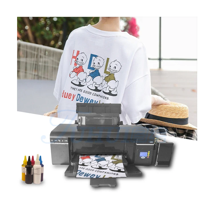EPS A2  A3 A4 Desktop Dye Sublimation Printer DTF PET Film Printer L1800 Heat Transfer Film Sublimation Printer